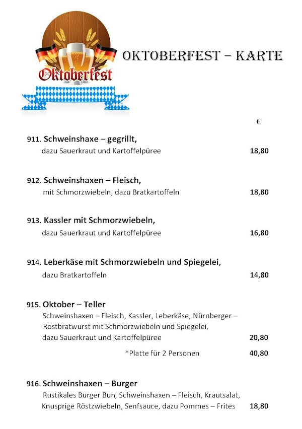 Oktoberfestkarte